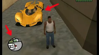 Secret Ferrari car location in GTA SA(hidden place)