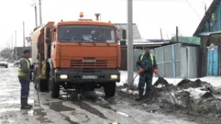 Первые признаки паводка появились в Петропавловске