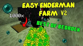 How To Build Enderman XP Farm Tutorial in Minecraft Bedrock 1.19 (MCPE/Xbox/PS4/Nintendo /Windows10)