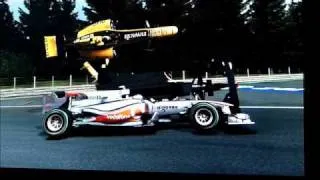 F1 2010 crash on Xbox360