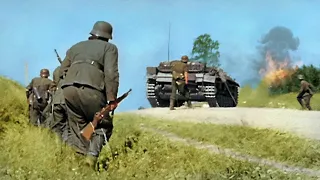 Уникальная немецкая кинохроника штурма Лужского рубежа (Лето 1941 года)
