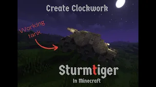 Minecraft Create Clockwork: Sturmtiger