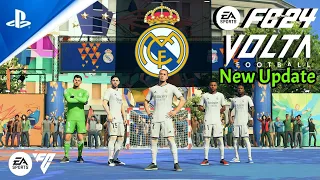 EA SPORTS FC 24 Volta - REAL MADRID VS LIVERPOOL - NEW UPDATE GamePlay [4K UHD] on PS5