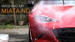 WASHING MY MIATA ND | How I wash my Miata ND weekly