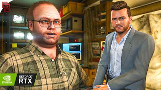 GTA V: 'Friend Request' Mission RTX™ 3090 Gameplay [4k] Max Settings - QuantV Graphics MOD