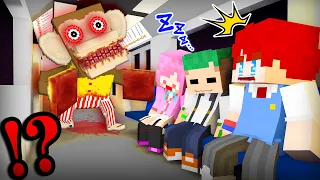 【都市伝説😨】電車の中でサルが人を襲う!?超怖い夢を見るマインクラフト😱🐒💨『猿夢』【まいくら・Minecraft】よろずや