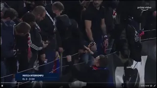 Thierry Henry a vu une gifle donné à un supporter OM -OL