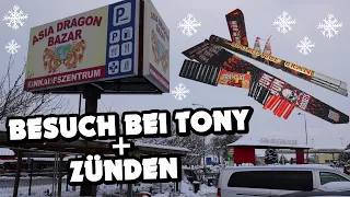 Asia Dragon Bazar Feuerwerk kaufen + zünden im Schnee😮🔥I PyroMan