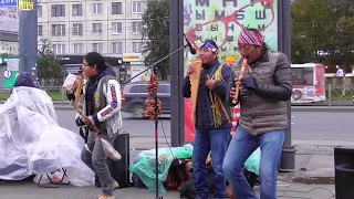 Союз индейцев !  Inty (Pakarina), Rumi (Ecuador Indians) and Roberto (Amer-Inkas).