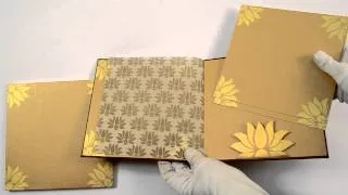 D-5996, Brown Color, Shimmery Finish Paper, Designer Multifaith Invitations