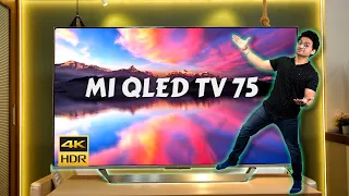 Our Biggest TV Unboxing 🔥| Mi QLED TV 4K 75" Inch Unboxing & Review 🤩| 4K 120Hz TV ⚡️