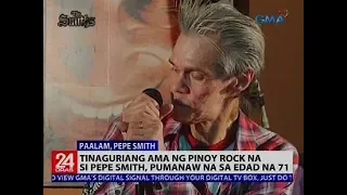 Tinaguriang ama ng pinoy rock na si pepe smith, pumanaw na sa edad na 71