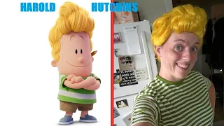 CAPTAIN UNDERPANTS MOVIE CHARACTERS IN REAL LIFE 2017 SMS TV