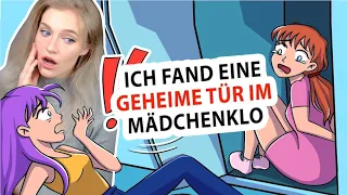 SIE fand EINE GEHEIME TÜR im MÄDCHENKLO?! - Animierte Geschichte Reaktion