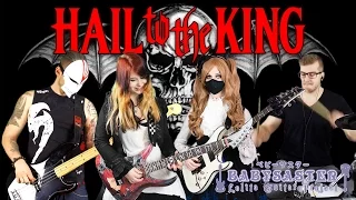 【AVENGED SEVENFOLD】-「Hail to the King」BAND COVER with JJ's One Girl Band, De Sade and Kri Drumnerd