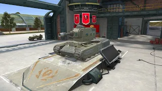 WotBlitz testing new Kv2 camo in style ( Mastery)