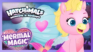 Waterfall Wishes & Mermal Magic | Adventures in Hatchtopia | Cartoons for Kids