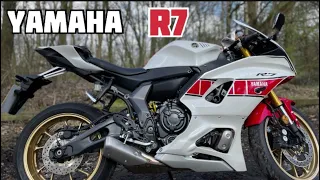 new Yamaha R7 review. Look around the Yamaha R7 and then a real world test ride. Best sports bike?