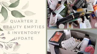 Q2 BEAUTY EMPTIES & BEAUTY INVENTORY UPDATE | ROSE KEATS