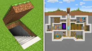 How To Build a Modern Secret Base in Minecraft