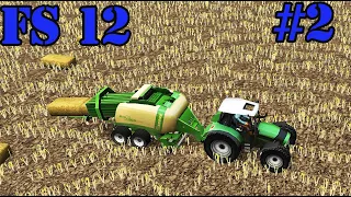 FS 12. Timelapse # 2. Straw baling.