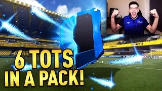 6 TOTS IN A SINGLE PACK!!! NEW TOP 100 WEEKLY FUT CHAMPS REWARDS!!