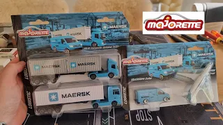 Majorette Maersk Trucks, VW Crafter, Airplane cargo. Diecast Hunting in Europe..