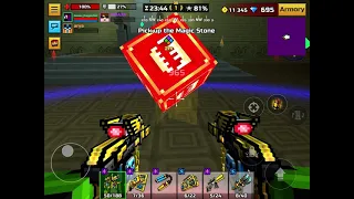 Pixel gun 3d RAID MODE a magical valley easy mode