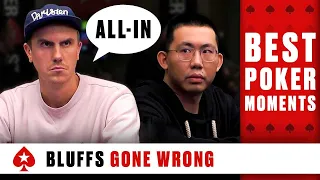 FAILED BLUFFS: how to induce a BLUFF ♠️ Best Poker Moments ♠️ PokerStars