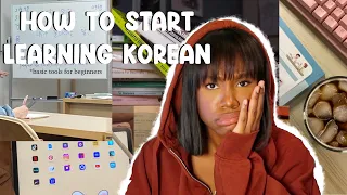 how to start learning korean🇰🇷...it's not hard i promise | anamuri