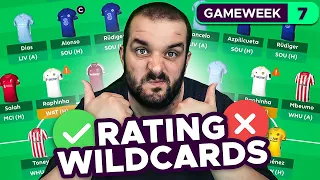 FPL: RATING YOUR GAMEWEEK 7 WILDCARDS | Fantasy Premier League Tips 2021/22