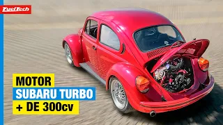 Fusca Subaru 2.5 turbo tem mais de 300cv e todo customizado!