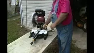 PawPaw Reviews and Demonstrates the Harbor Freight 10" Compound Miter Saw #61971