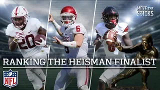 Ranking the Heisman Finalists as NFL Prospects & Comparing them to NFL Players | Move the Sticks