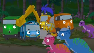Go! Heavy Machinesaurus #9 Dig a deep tunnel at night! l Learn Dinosaurs with Tayo Heavy Vehicles