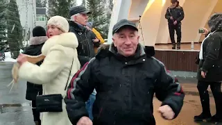 КОХАНА МОЯ!👍💃🕺/ТАНЦЫ В ПАРКЕ ГОРЬКОГО ХАРЬКОВ ЯНВАРЬ 2022