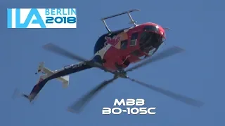 4Kᵁᴴᴰ Red Bull Bo-105 Pilot Shows Crazy Aerobatic Stunts @ ILA Berlin 2018