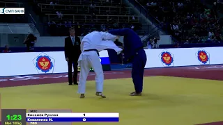 100 kg Киселёв Р Коваленко Н 10 09 2016 Т2 ЧЕМПИОНАТ РОССИИ ЛИЧНЫЙ И КОМАНДНЫЙ, ХАБАРОВСК 2016