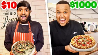 £10 VS £1000 PIZZA ft DARKEST MAN