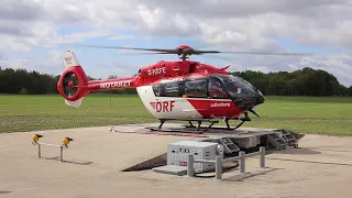 Landung Rettungshubschrauber D-HXFE Pattonville