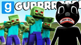 CAN CARTOON CAT SURVIVE MINECRAFT MOBS?! (Garry's Mod Sandbox) | JustJoeKing