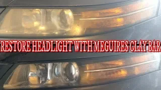 HOW TO CLEAN  AND RESTORE HEADLIGHTS EASILY, FAST, AND CHEAP