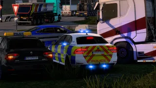TruckersMP Game Moderator | Police Control at Calais Intersection #3