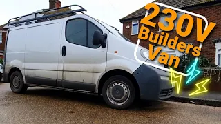 230V Set Up In A Builders Van | Simple Install