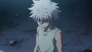 killua cries when gon says let’s go