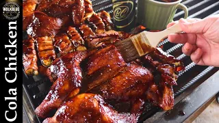 Sticky Cola BBQ Chicken | Jalapeno poppers recipe | Homemade BBQ sauce recipe | How to smoke chicken