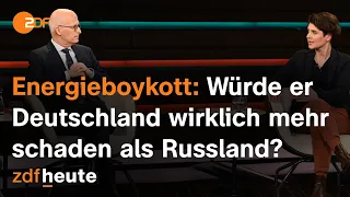 Gas-Boykott: Wem würde er mehr schaden - Russland oder Deutschland? | Markus Lanz vom 29. März 2022