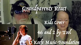 Kids Cover Tool's 46 and 2 -CRAZY GOOD Grandparents from Tennessee (USA) react - first time reaction