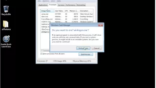 Ending the "winlogon.exe" Process in Windows 7