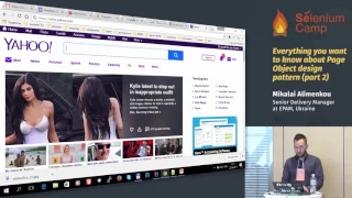 Everything you want to know about Page Object design pattern (Mikalai Alimenkou, Ukraine), part 2